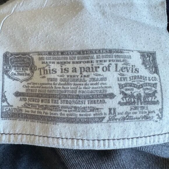 Vintage Levi's 501 Men's Jeans W40 L32 Button-Fly Dark Wash White Oak Cone Denim - Picture 5 of 9